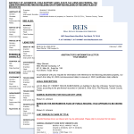 Title search report showing property ownership history, deeds, liens, and legal description